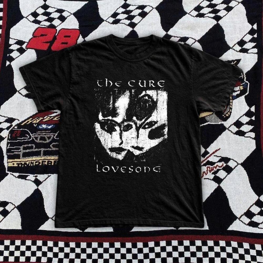 The Cure Lovesong Band Tee - Black And White  Tee